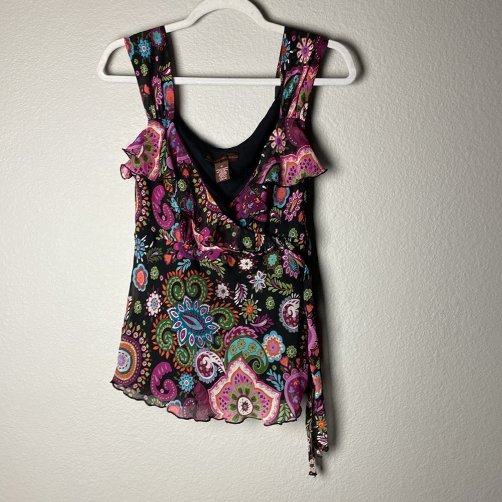 Bandolino Sleeveless Top Floral Print